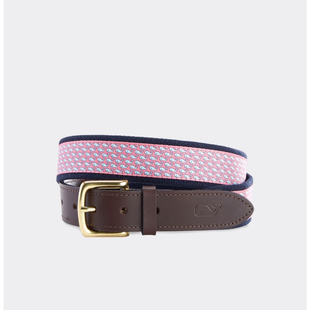 Vineyard Whale Canvas Club Belt- Men